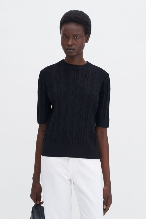 Braid Knit Tshirt