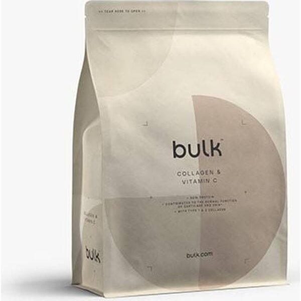 Bulk Kollagen & Vitamin C 500g Uden tilsat Smag