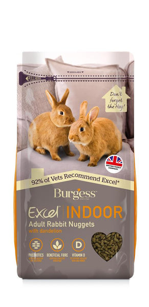 Burgess Kaninfoder Burgess Indoor med D-vitamin