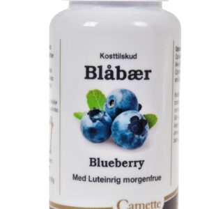 Camette Blåbær m. luteinrig morgenfrue (120 tab)