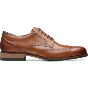 Clarks Craft Arlo Limit Brogue Standard Fit - Brown
