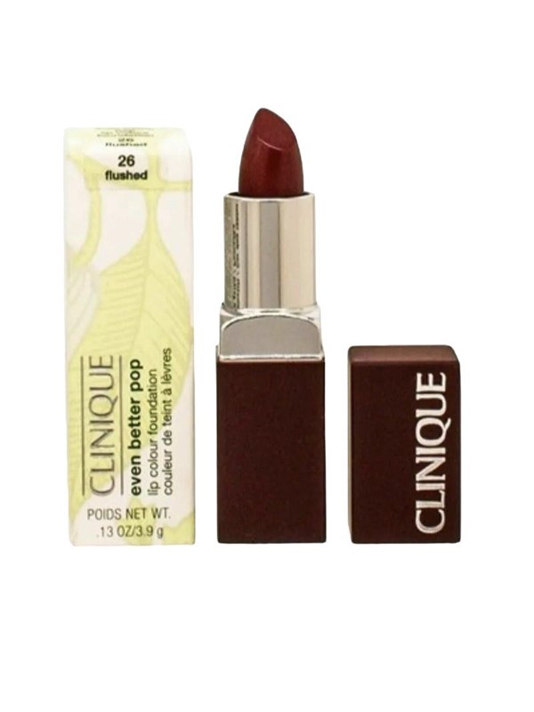 Clinique Even Better Pop, Vitamin E, Long-Lasting, Cream Lipstick, 26, Flushed, 3.9 g