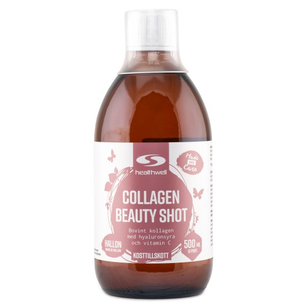 Collagen Beauty Shot, 500 ml, Vilde hindbær