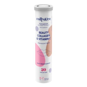 Colly & Co Kollagen Tabs + C vitamin Fersken (20 stk)