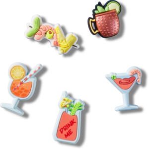 Crocs Charms, Happy Hour - 5 stk.