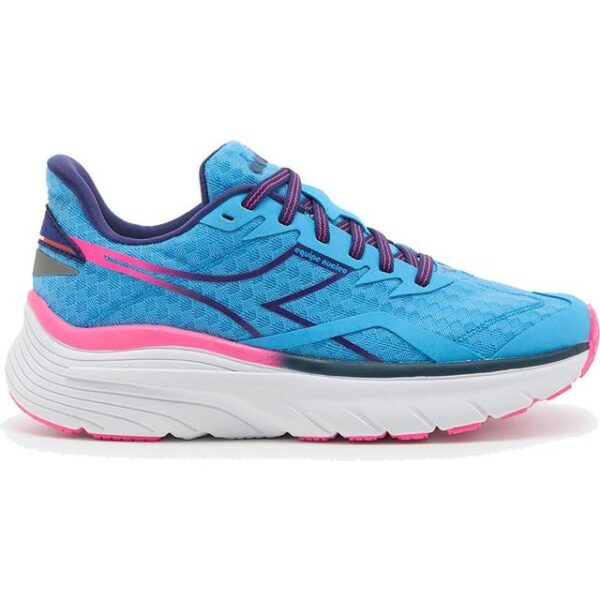 Diadora Womens Equipe Nucleo Løbesko Blå/pink