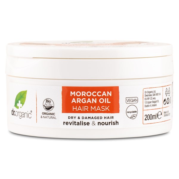 Dr Organic Argan Oil Hårkur, 200 ml