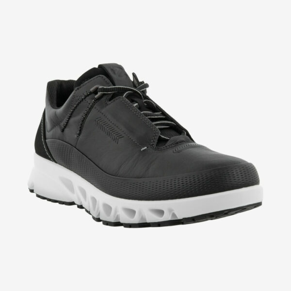 ECCO - Multi-Vent lædersneaker (Sort) - 39