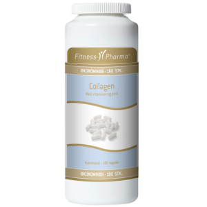 Fitness Pharma Collagen M. Vitaminer & Zink (180 kaps)