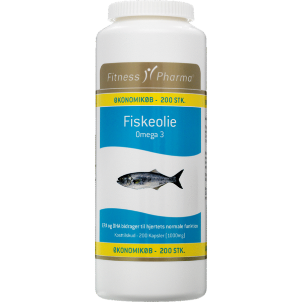 Fitness Pharma Fiskeolie Ø (200 stk)