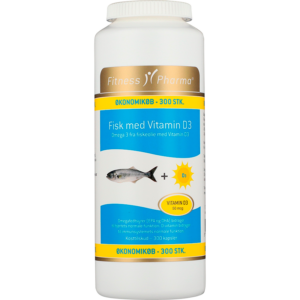 Fitness Pharma Fiskeolie Vitamin D3 (300 stk)