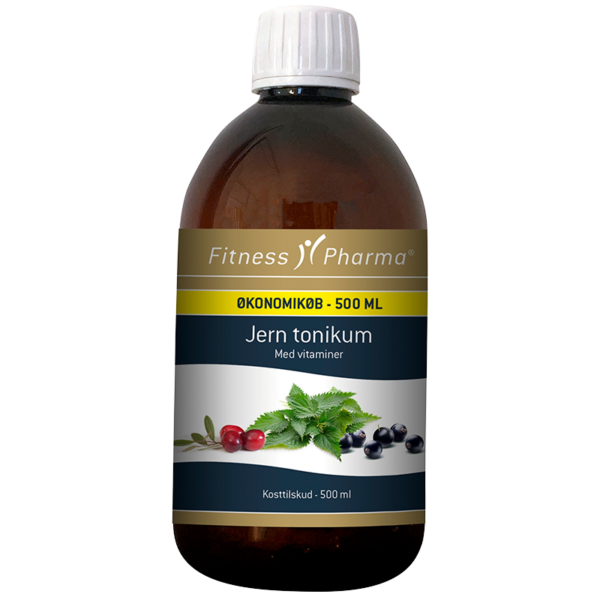 Fitness Pharma Jern Tonikum M. Vitaminer (500 ml)
