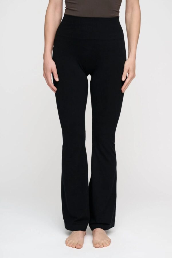 Flare leggings - sort