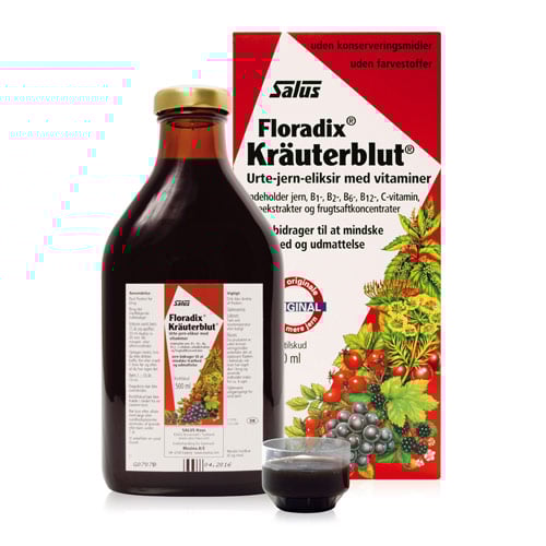 Floradix Kräuterblut Urte-Jern Mikstur (500 ml)