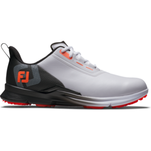 FootJoy Fuel Vandtætte Herre Golfsko Uden Spikes - White/Black/Coral