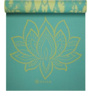 Gaiam Yogamåtte DVIpusė Turkis 6 mm