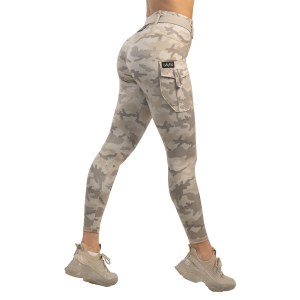 Gavelo Cargo Leggings, S, Sand Camo