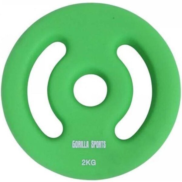 Gorilla Sports VÆGTSKIVER NEOPREN 31MM 1-5KG