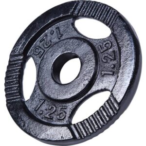 Gorilla Sports Vægtskiver TRIGRIP Black 0,5-20 kg