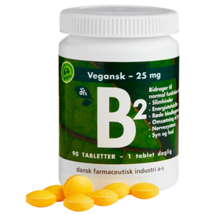 Grønne Vitaminer DFI B2 100 mg (90 stk)