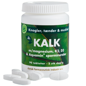Grønne Vitaminer Kalk m/ Magnesium, K2 & D3 (90 tabl)