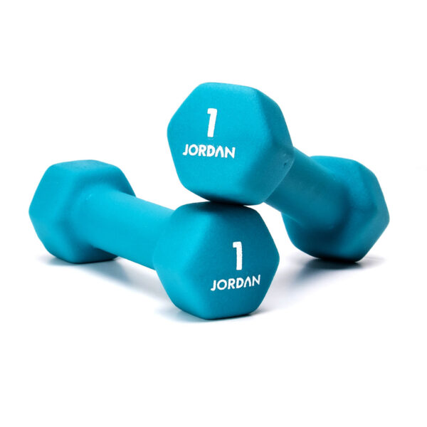 Håndvægte 1,0 kg Rød, Jordan Neopren (sæt)