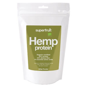 Hamp protein pulver hemp powder) Superfruit 500 g