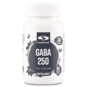 Healthwell GABA 250, 90 kapsler