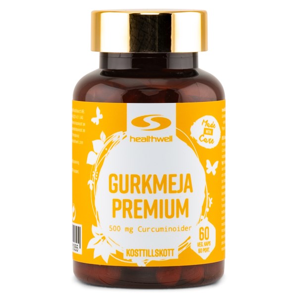Healthwell Gurkemeje Premium, 60 kapsler