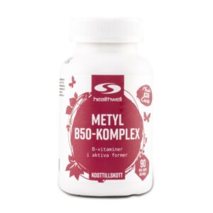 Healthwell Methyl B50-Kompleks, 90 kapsler