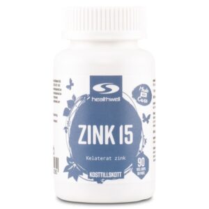 Healthwell Zink 15, 90 kapsler