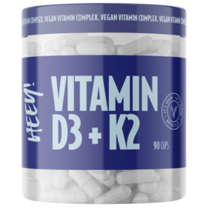 Heey! Vitamin D3/K2 (90 kaps)