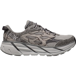 Hoka Elite Terrain System Clifton L Suede - Galactic Grey/Satellite Grey