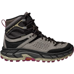 Hoka Elite Terrain System Tor Ultra Hi Hiking Shoes - Black/Magnetite