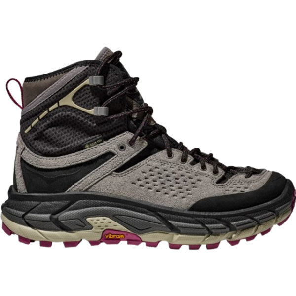 Hoka Elite Terrain System Tor Ultra Hi Hiking Shoes - Black/Magnetite