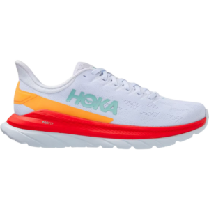 Hoka Mach 4 M - White/Fiesta