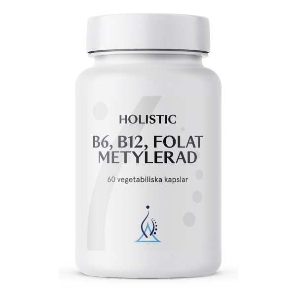 Holistic B6, B12 Folat Methyleret, 60 kapsler