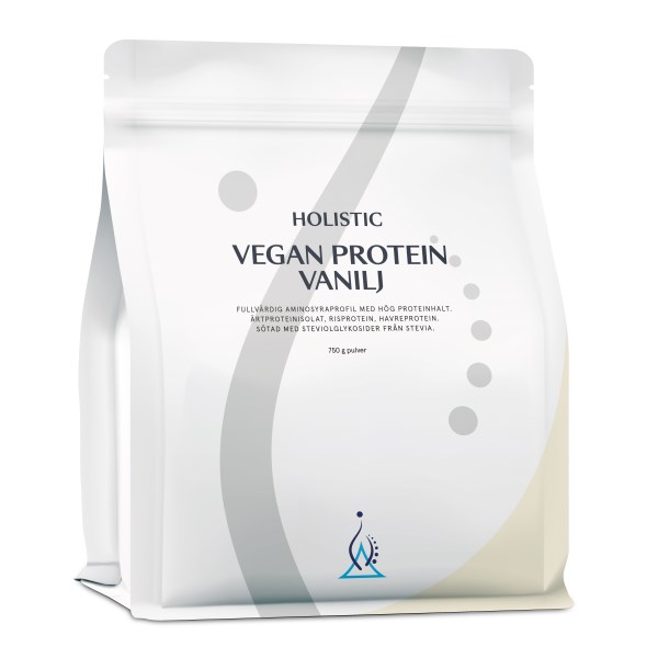 Holistic Vegan Protein, Vanilje, 750 g