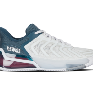 K-Swiss Ultrashot 4 Clay (White/Stargazer/Neon Blaze) - 42.5