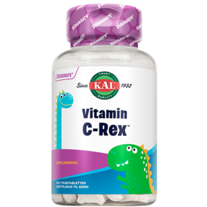 Kal DinoSaurs vitamin C-Rex Appelsinsmag (100 tyggetab)