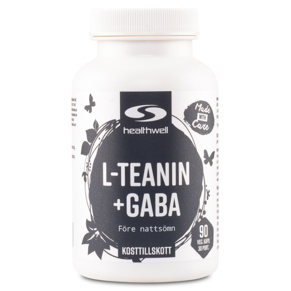 L-Theanin + GABA, 90 kapsler