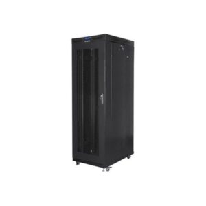 Lanberg FF01 series - rack - 800 x 1200 flat pack with mesh door LCD - 27U