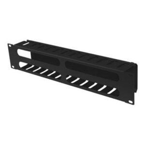 Lanberg - rack cable management panel - 2U