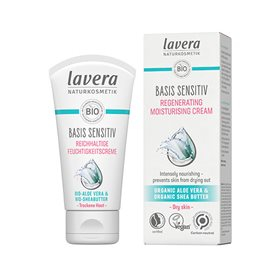 Lavera Regenerating Moisturising Day Cream Basis Sensitiv • 50 ml. X UDLØB 08/25