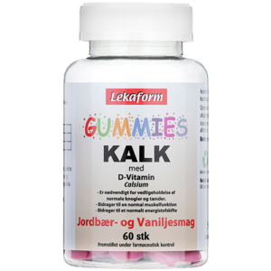 Lekaform Gummies Kalk + D-Vitamin (60 stk)