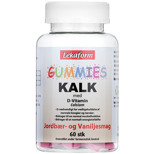 Lekaform Gummies Kalk + D-Vitamin (60 stk)