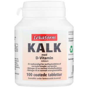 Lekaform Kalk Med Vitamin D (100 tabl)
