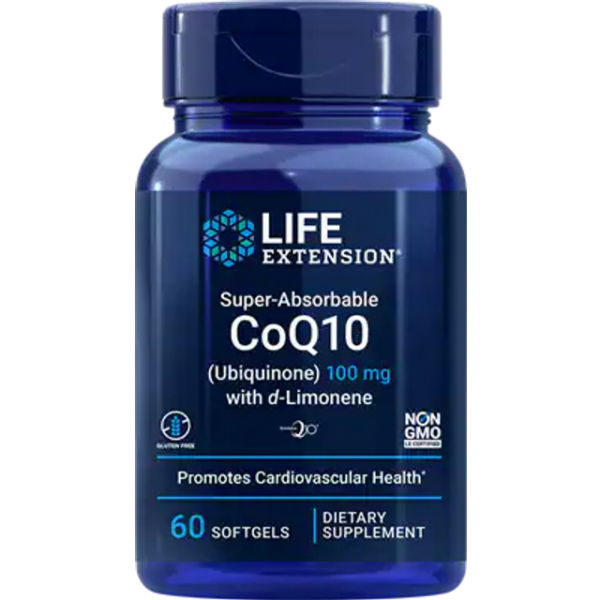 Life Extension Super-Absorbable CoQ10 with D-Limonene 60 stk