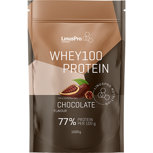 LinusPro Nutrition Whey100 - Chokolade (1 kg)
