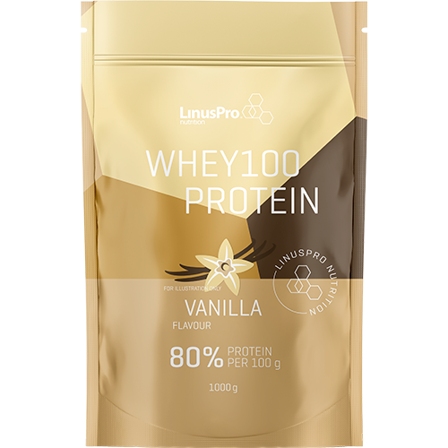 LinusPro Nutrition Whey100 - Vanilje (1 kg)